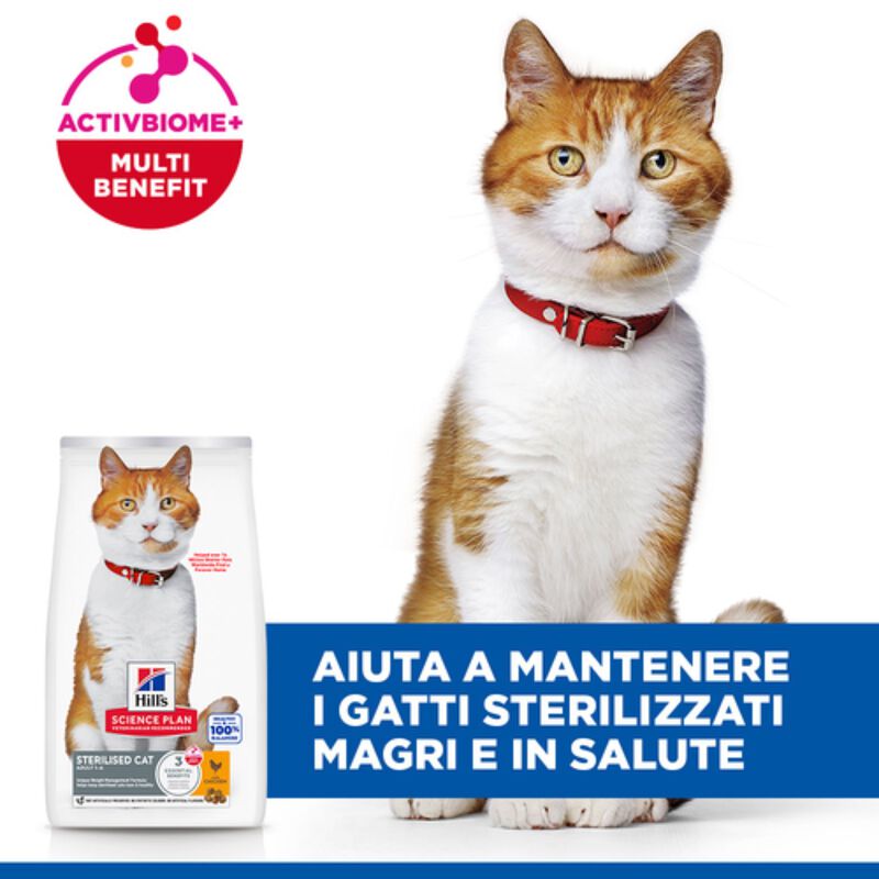 Hill's Science Plan Cat Adult Sterilised al Pollo 300 gr