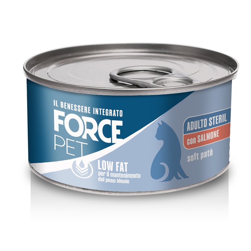 Forcepet Cat Adult Steril Low Fat soft pat&egrave; con salmone 85gr