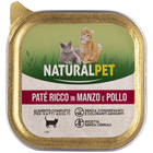 Nauralpet Cat Pat&eacute; ricco in Pollo e manzo 100 gr