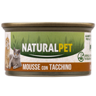 Naturalpet Cat Adult Mousse con Tacchino 85 gr