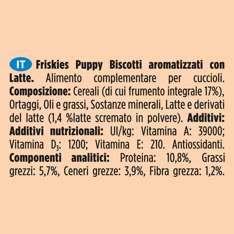 Friskies Biscotti al Latte per cuccioli 350 gr