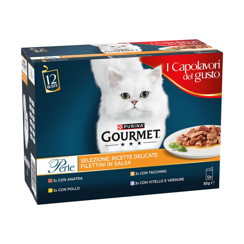 Gourmet Perle Selezione Carni Delicate 12x85g