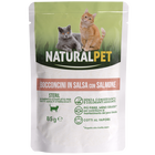 Naturalpet Cat Sterilised Bocconcini in salsa con Salmone 85gr