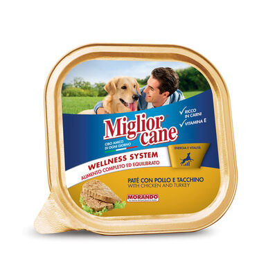 Migliorcane Pat&eacute; con Pollo e Tacchino 150gr