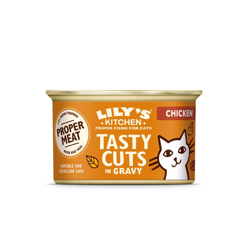 Lily's Kitchen Cat Adult Tasty Cuts Chicken bocconi di Pollo 85 gr