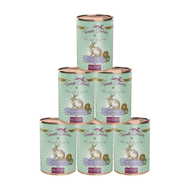 Terra Canis Dog Grain Free Coniglio con Zucchina e Albicocca 400 gr
