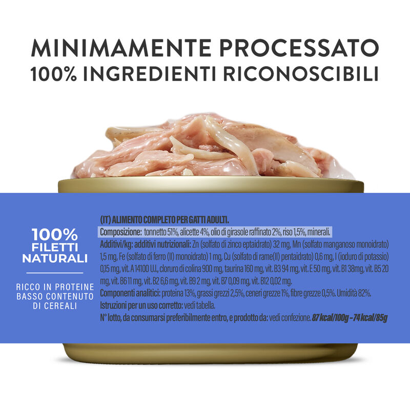 Schesir Complete Nutrition Cat Tonno e alicette jelly 140g