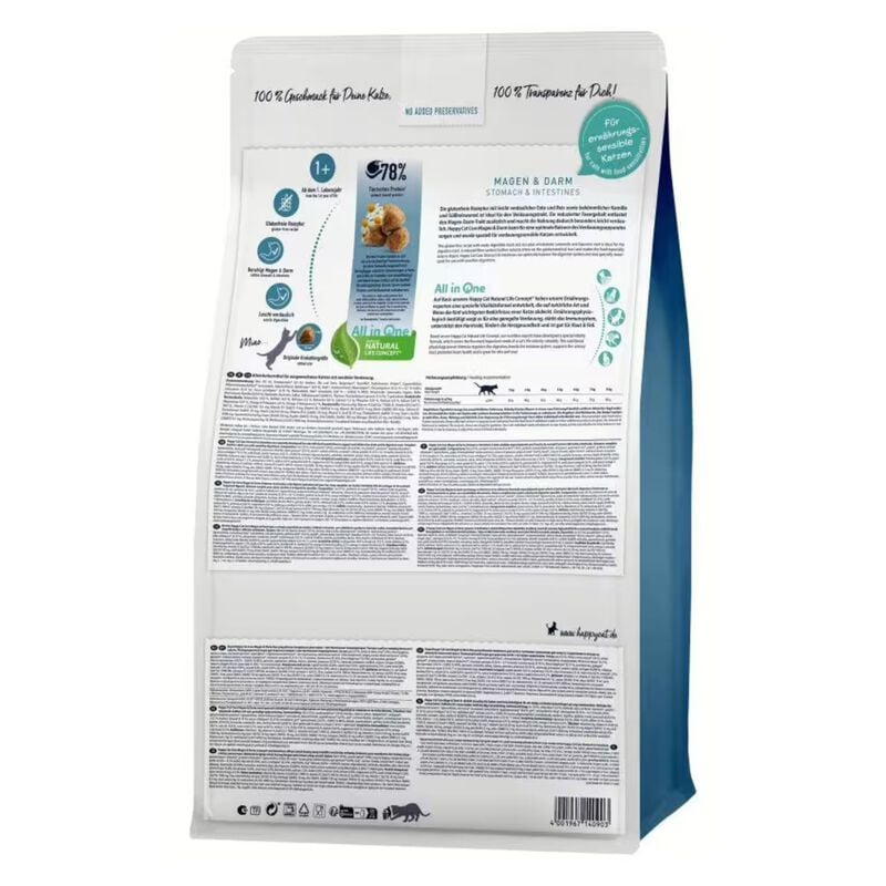 Happy Cat Sensitive Care Stomaco e intestino 1,3 kg