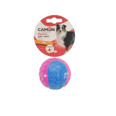 Camon Gioco palla da baseball in TPR con squeacker per cani  8cm