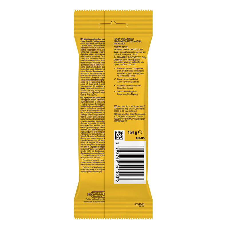 Pedigree Dentastix Dog Large 154x4pz