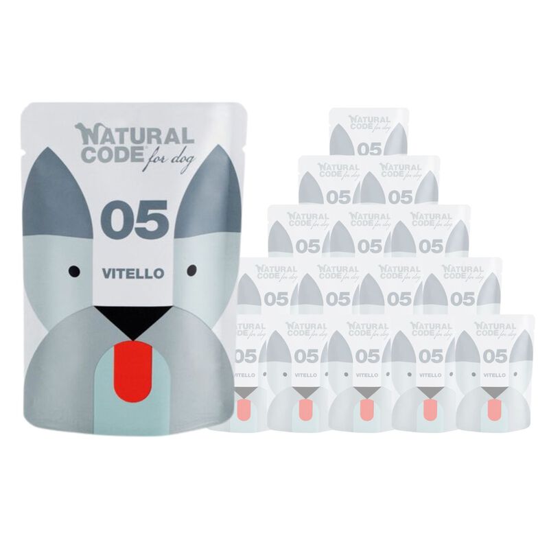 Natural Code Dog Adult Vitello 100 gr