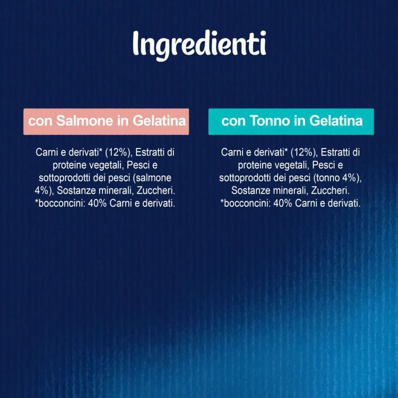 Felix Le Ghiottonerie Cat Selezioni con pesci Salmone con Tonno 12 x 85 gr