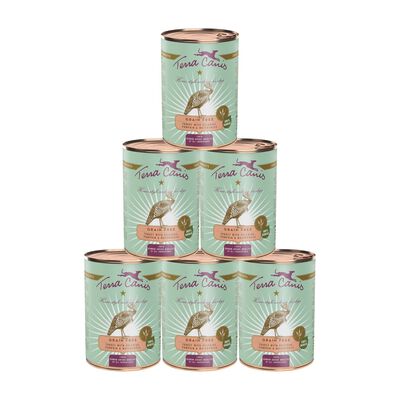 Terra Canis Dog Grain Free Tacchino con Sedano, Zucca e Crescione d&rsquo;acqua 400 gr