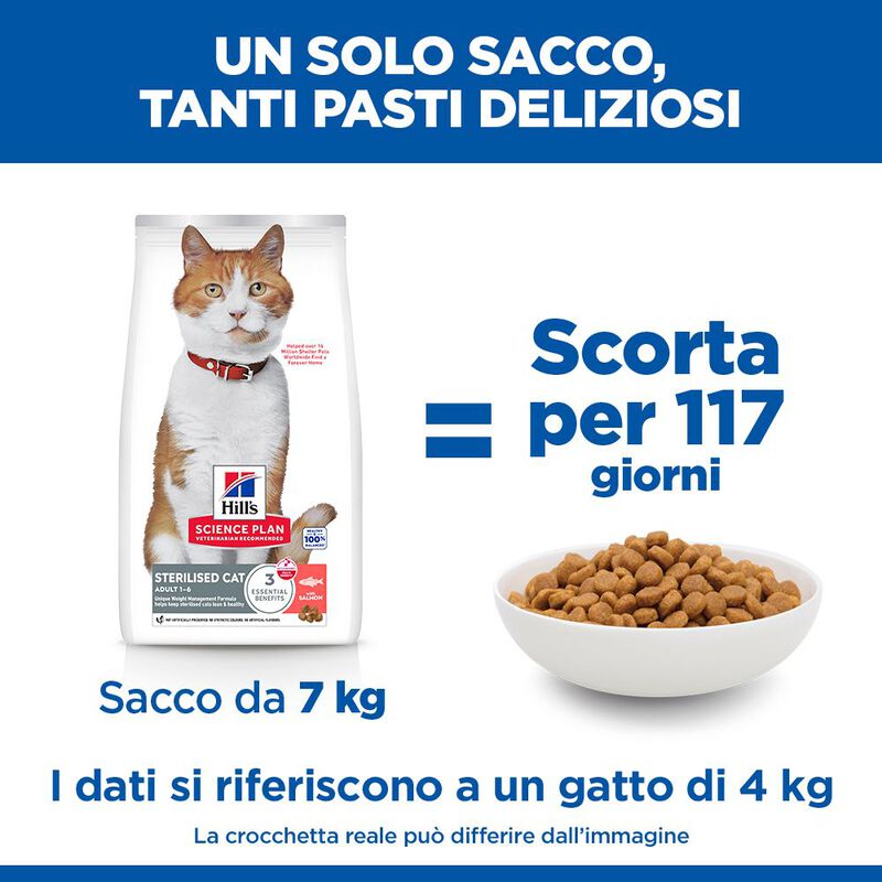 Hill's Science Plan Cat Adult Sterilised Salmone 300 gr