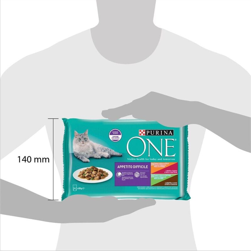 Purina One Cat Appetito Difficile Filettini in Salsa 4 pz x 85 gr