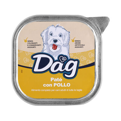 Dag Dog Adult All Breed pat&eacute; con Pollo 300gr