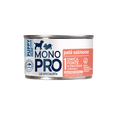 Monopro Puppy All breeds pat&eacute; Salmone 150 gr