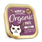 Lily's Kitchen Cat Adult Organic Turkey Dinner, Tacchino 85 gr