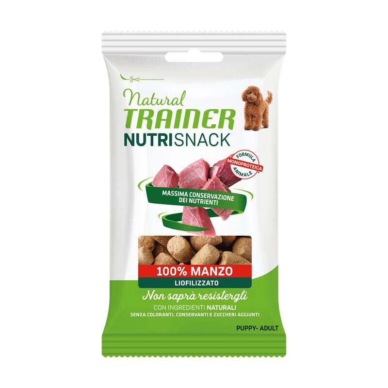 Natural Trainer Freeze Dried Nutrisnack con Manzo 20G