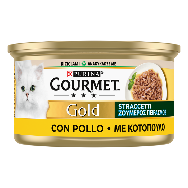 Gourmet Gold Cat Adult con Straccetti di Pollo 85 gr