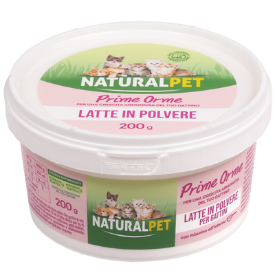 Naturalpet Prime Orme latte in polvere per gattini 200 gr
