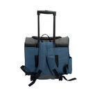 Camon Borsa trolley trasportino blu/grigia con tasche frontali