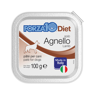 Forza 10 Mono Diet Dog pat&eacute; Solo Agnello 100 gr