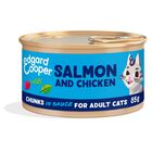 Edgard & Cooper Cat Adult Bocconcini in Salsa Salmone e Pollo 85 gr