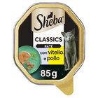 Sheba Cat Pat&egrave; Classics Vitello e Pollo 85 gr