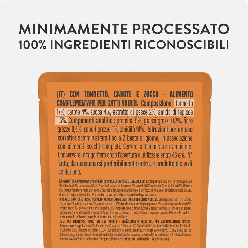 Schesir Soup Cat Tonnetto Carote e Zucca 40g