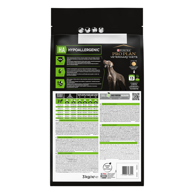 ProPlan Veterinary Diets Dog HA Hypoallergenic 7kg
