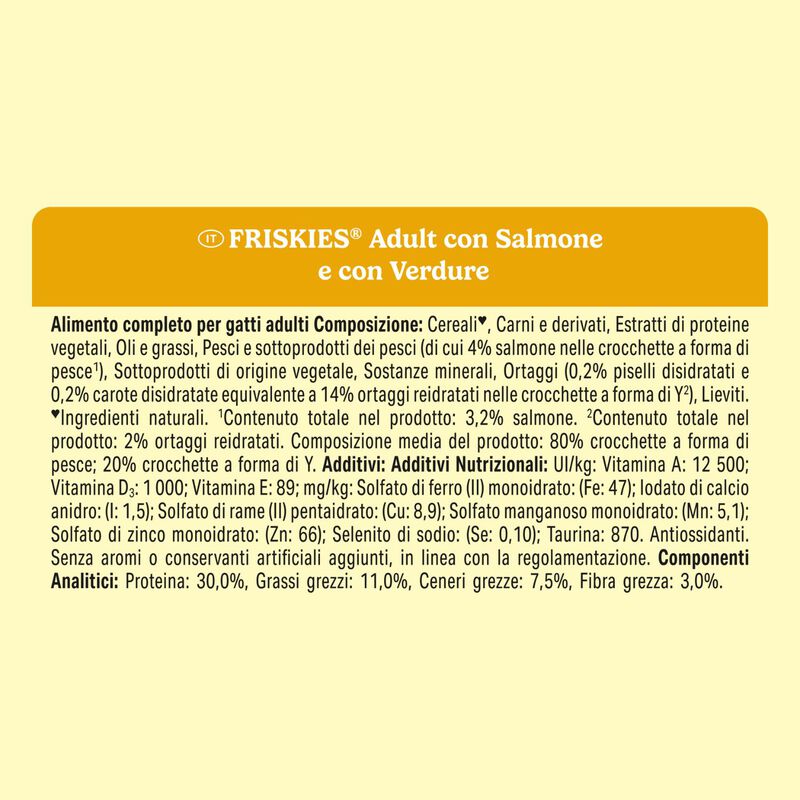 Friskies Cat Adult Mix con Salmone e Verdure 2 kg