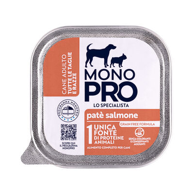 Monopro Dog All Breeds Pat&eacute; Salmone 150gr