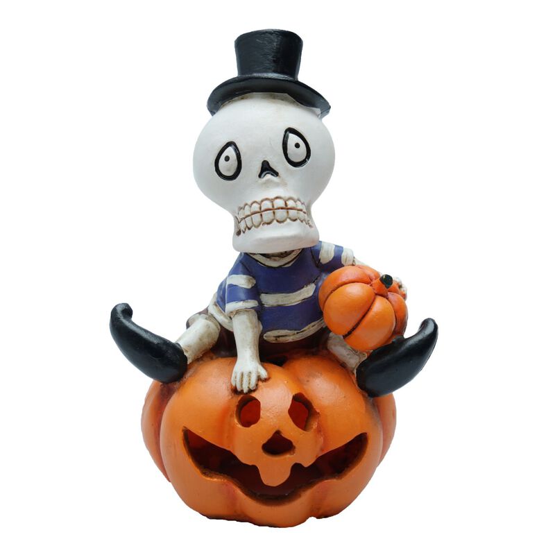 Askoll Techio su Zucca Decorazione per acquari e terrari Halloween