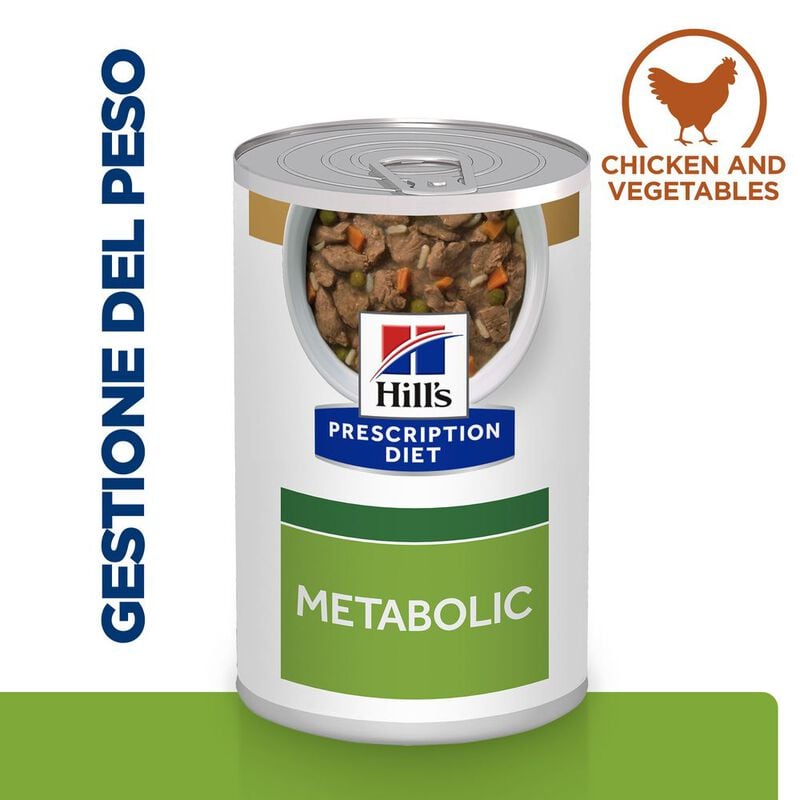 Hill's Prescription Diet Dog Metabolic Spezzatino Pollo e Verdure 354 gr