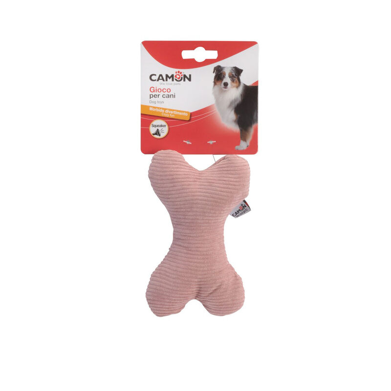 Camon Gioco Osso con squeaker per cani 15 cm