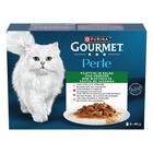 Gourmet Perle Cat Adult Filettini in Salsa con Verdure 8 x 85 gr