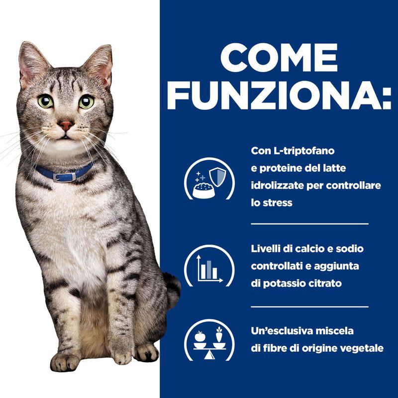 Hill's Prescription Diet Cat c/d Multicare Urinary Stress + Metabolic Obesity con Pollo 1,5 kg