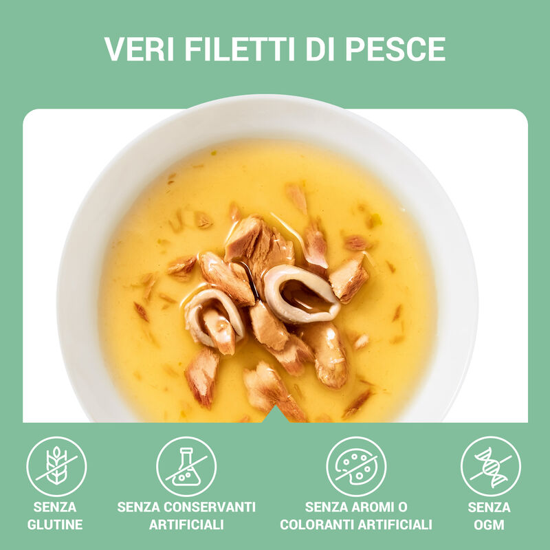 Schesir Soup Cat Tonnetto e Calamari 40g