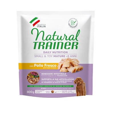 Natural Trainer Daily Nutrition Dog Small&Toy Senior con Pollo fresco 800gr