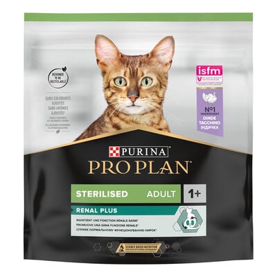 Purina Pro Plan Renal Plus Cat Adult 1+ Sterilised Tacchino 400 gr