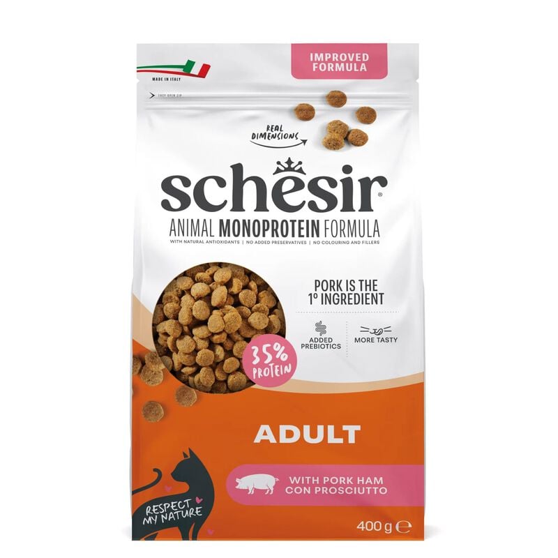  Schesir Monoprotein Cat Adult Prosciutto 300 gr +100 gr OMAGGIO
