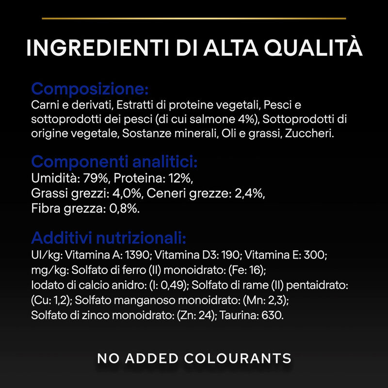 Purina Pro Plan Cat Adult Indoor con Salmone in Salsa 85 gr