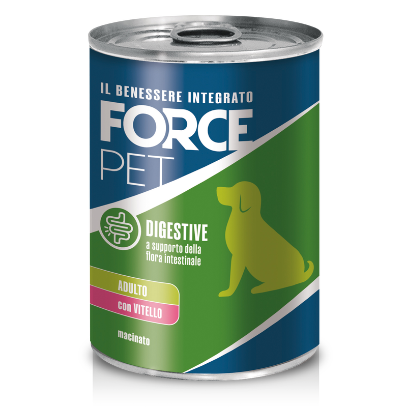 Forcepet Dog Adult Digestive macinato con vitello 400gr