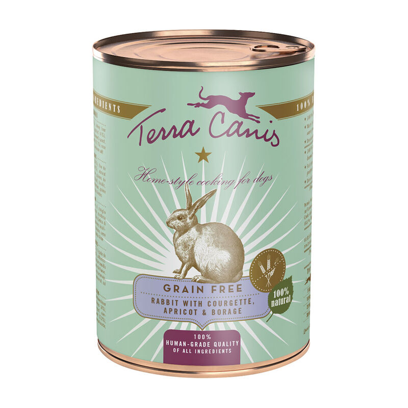 Terra Canis Dog Grain Free Coniglio con Zucchina e Albicocca 400 gr