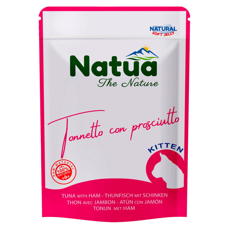 Natua Natural Kitten Tonnetto con Prosciutto 70 gr