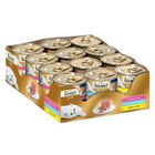 Gourmet Gold Cat Adult Mousse con Manzo, con Pesce dell'Oceano, con Pollo 24x85 gr