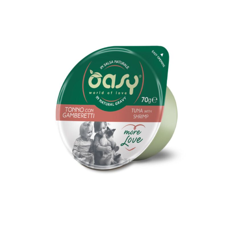 Oasy More Love Tonno con Gamberetti 70 gr