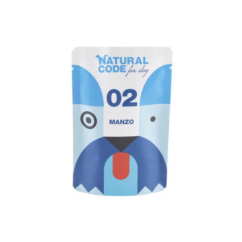 Natural Code Dog P02 Manzo 100 gr