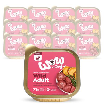 Wow Dog Adult Selvaggina con Alga Marina e Patate Dolci 150 gr